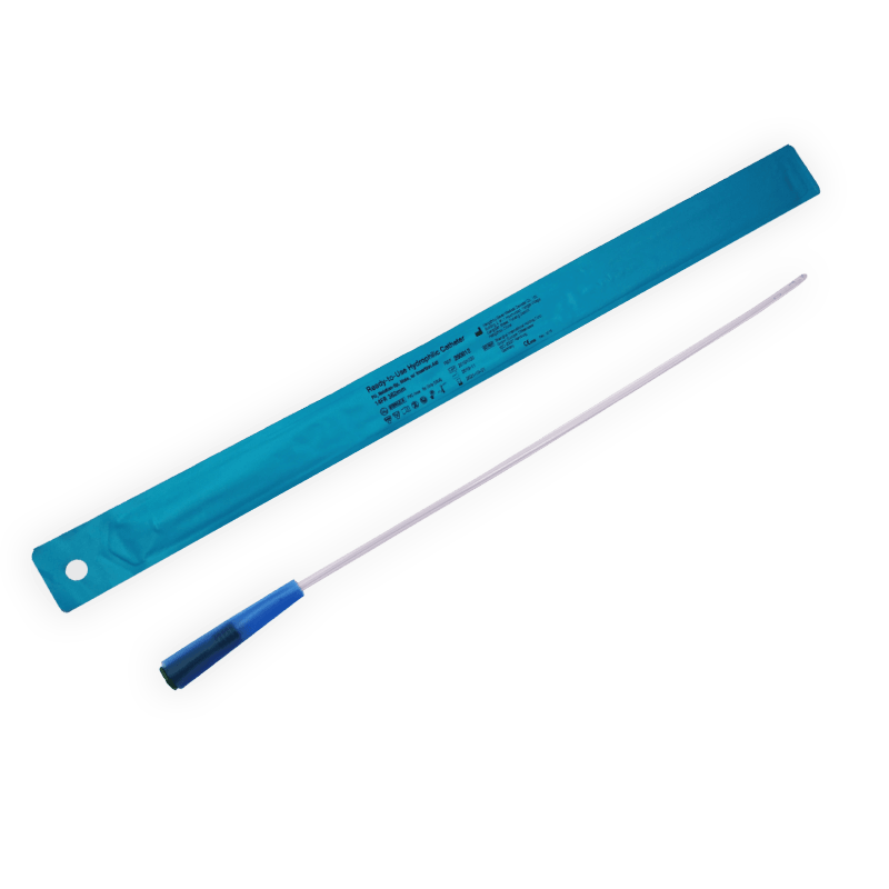 Gebrauchsfertiger hydrophiler intermittierender Katheter für Männer